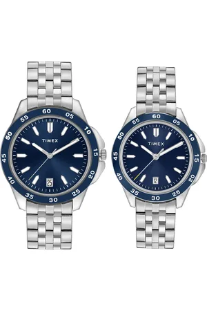 Timex Unisex His & Her Bracelet Style Straps Analogue Watch TW0PRE006