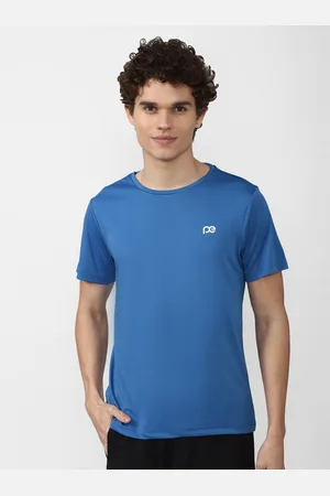 Peter England Men Blue Slim Fit T-shirt
