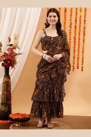 indo street Printed Top & Skirt Co-Ord Set