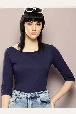 Kook N Keech Boat Neck Pure Cotton Top