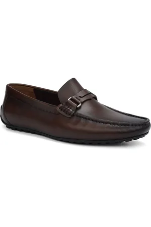 ROSSO BRUNELLO Men Leather Loafers Formal Shoes