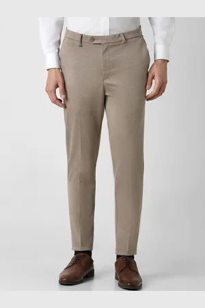 Van Heusen Men Textured Trousers