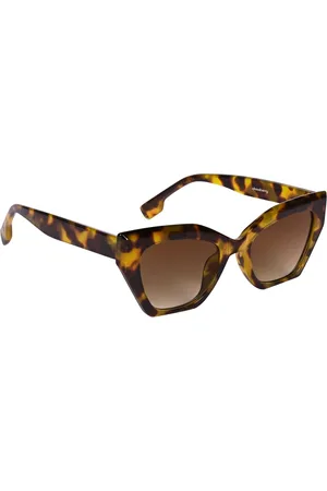 DressBerry Women Cateye Sunglasses with UV Protected Lens ES_60076-87-DB-2218-BRW