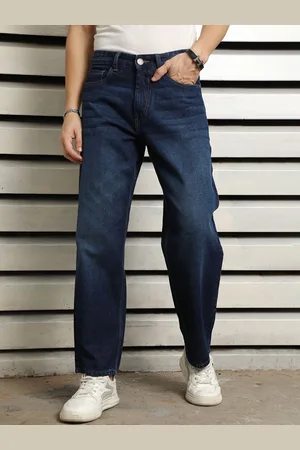 High Star Men Relaxed Fit Clean Look Light Fade Cotton Jeans