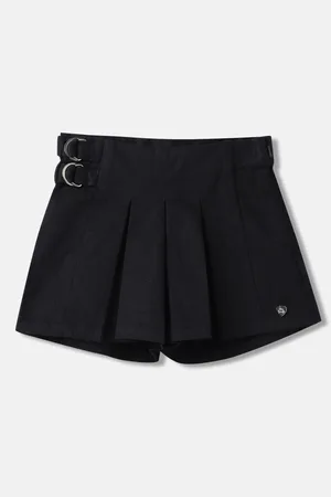 Blue Giraffe Girls Pure Cotton A-Line Mini Skirts