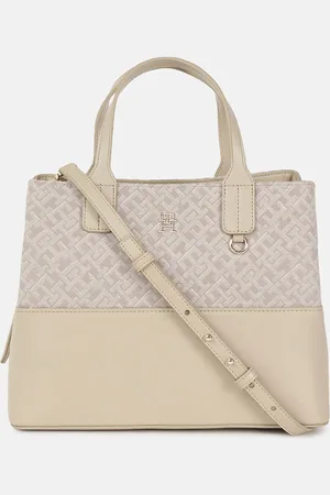 Tommy Hilfiger Women Checked Structured Sling Bag with Quilted