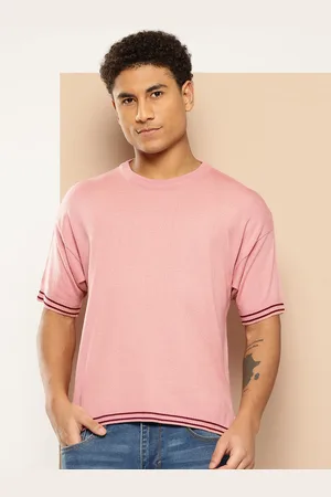 Invictus Men Drop-Shoulder Sleeves Acrylic T-shirt