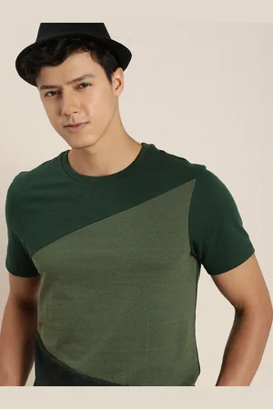 Invictus Men Round Neck Colourblocked T-shirt