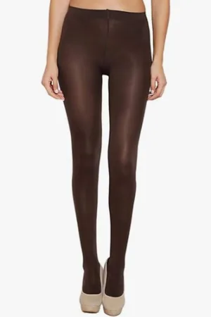 ZeroKaata Dual-Tone Fleece Winter Fur Pantyhose Stockings