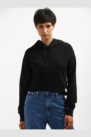 Calvin Klein Women Cotton Solid Sweatshirt
