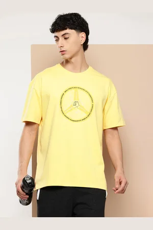 Alcis Men Typography Printed Drop-Shoulder Sleeves Sports T-shirt