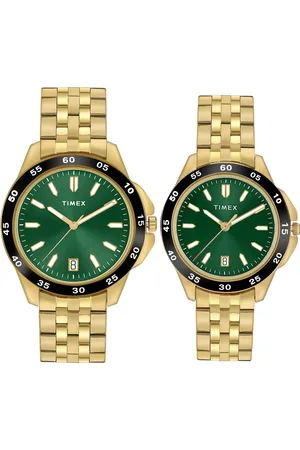 Timex Unisex His & Her Bracelet Style Straps Analogue Watch TW0PRE008