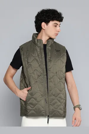 Reebok Men Quilted Gillet Jacket