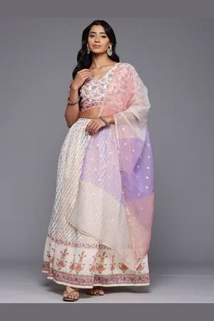 Ahalyaa Printed Ready to Wear Lehenga & Blouse With Dupatta
