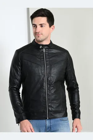 TBOJ Men Lightweight Biker Jacket