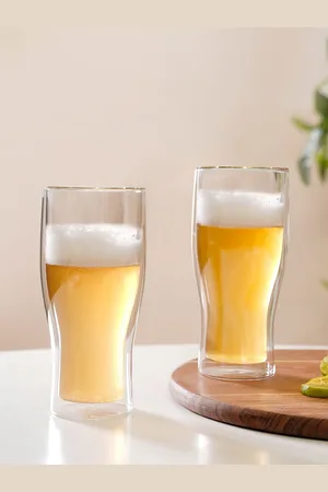 Nestasia Transparent 2 Pieces Beer Glass 750ml