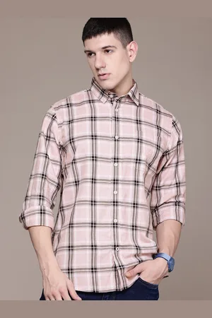 Nautica Men Classic Pure Cotton Checked Casual Shirt