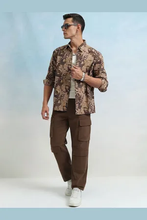 Highlander Men Printed Oversized Overshirt