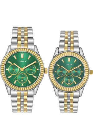 Timex Unisex His & Her Bracelet Style Straps Analogue Multi Function Watch TW0PRE002