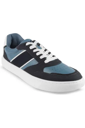 Metro Men Lace-Ups Colourblocked Smart Casual Sneakers