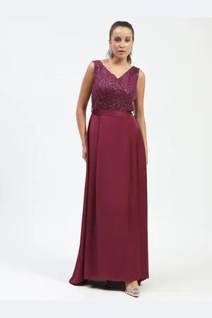 MADAME Women Embellished Maxi Dress