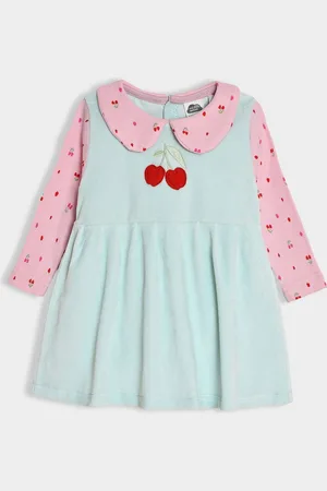 MiArcus Girls Peter Pan Collar Fit and Flare Dress