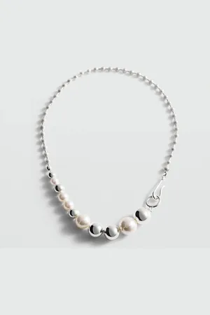 MANGO Beaded Necklace
