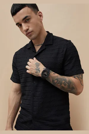 Lifestyle Men Opaque Striped Casual Shirt