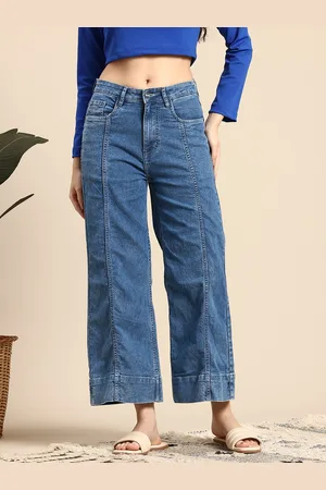 Mast & Harbour Women Wide Leg High-Rise Jeans