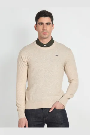 Arrow Round Neck Long Sleeves Pullover