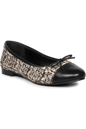 SAINT G. Women Printed Ballerinas With Bows Flats