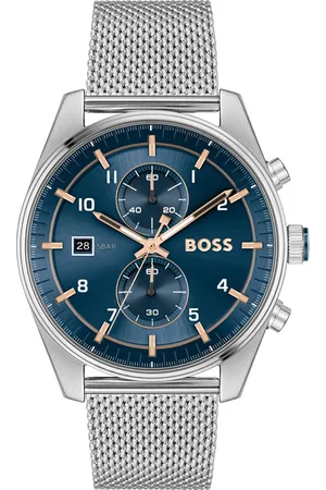 HUGO BOSS Men Bracelet Style Straps Analogue Chronograph Watch 1514149