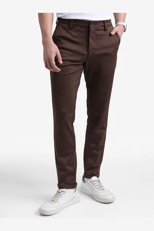 Highlander Men Slim Fit Chinos Trousers