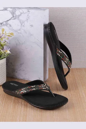 Metro Women Open Toe Flats