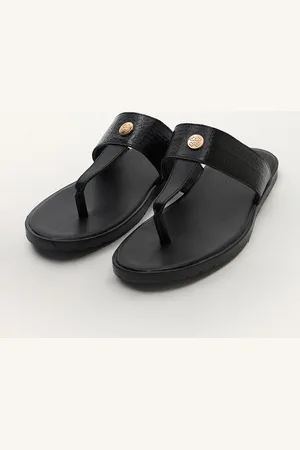 The Bear House Men Textured Slip-On Comfort Sandals
