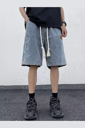 HERE&NOW Men Solid Regular Fit Denim Shorts
