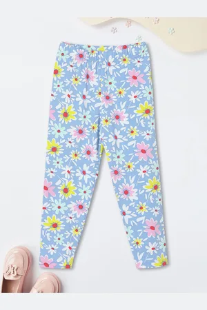 Max Collection Girls floral Printed Ankle-Length Leggings