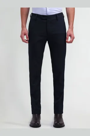 Arrow Men Printed Urban Slim Slim Fit Trousers