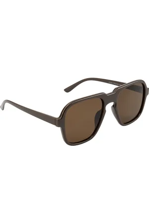 Mast & Harbour Adults Square Sunglasses with UV Protected Lens MH-MK2151-Brown