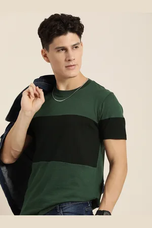 Invictus Men Round Neck Colourblocked T-shirt