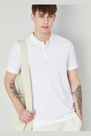 Lifestyle Men Printed Polo Collar Pockets T-shirt