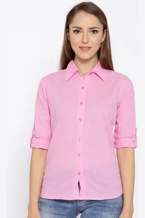 Cation Women Pink Formal Shirt