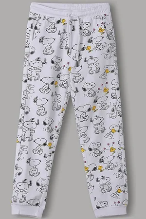 Lifestyle Girls White Carloo - Peanuts Track Pants