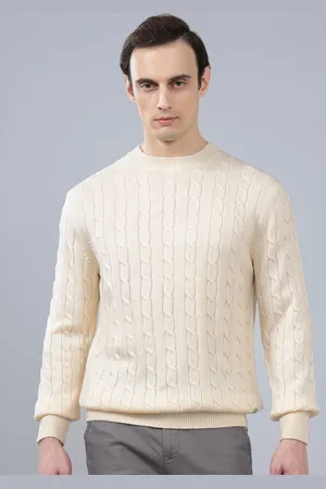 CANTABIL Men Cable Knit Pullover Sweater