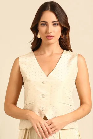 De Moza Women Tailored Ethnic Jacket