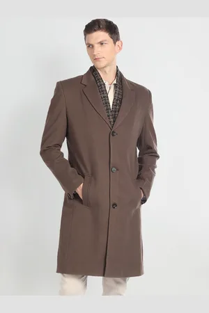 Arrow Single Breasted Trench Coat With Detachable Muffler