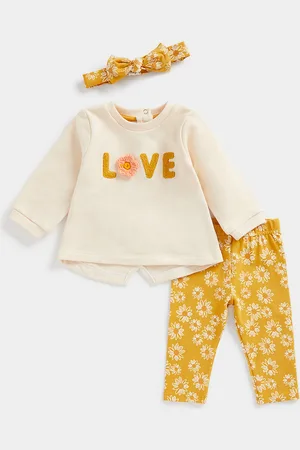 Mothercare Girls Top with Leggings & Headband