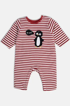 MINI KLUB Infants Striped Cotton Romper