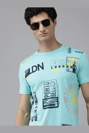 Pepe Jeans Men Pure Cotton Brand Logo Printed Slim Fit T-shirt