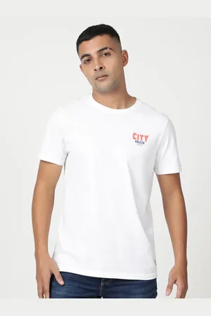 Lee Men Printed Round Neck Cotton T-shirt